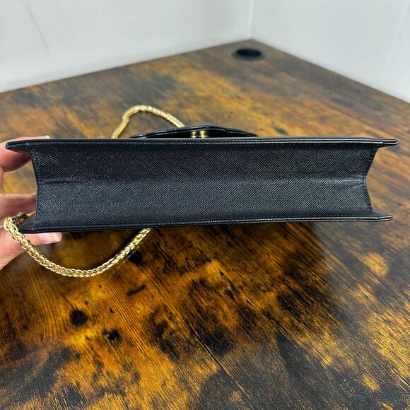 Yves Saint Laurent YSL Logo Vintage Leather Clutch - Picture 13 of 14